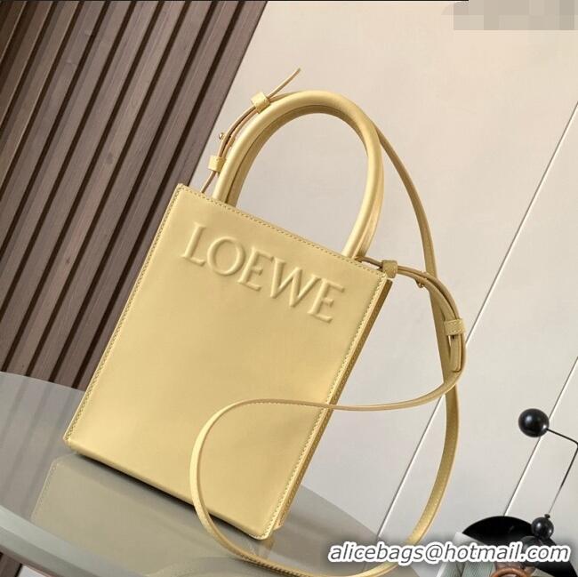 Grade Design Loewe Standard A5 Tote in sleek calfskin 652307 Yellow 2023