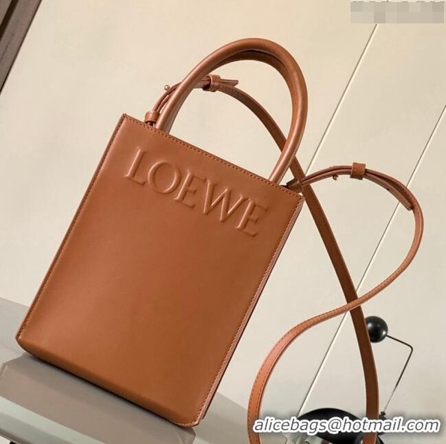 Super Quality Loewe Standard A5 Tote in sleek calfskin 652307 Brown 2023