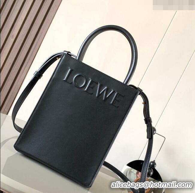 Buy Inexpensive Loewe Standard A5 Tote in sleek calfskin 652307 Black 2023