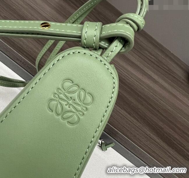 New Design Loewe Mini Hammock Hobo bag in Classic Calfskin 262315 Light Green 2023