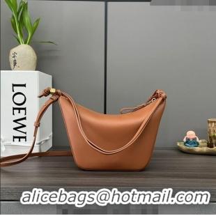 Promotional Loewe Mini Hammock Hobo bag in Classic Calfskin 262315 Brown 2023