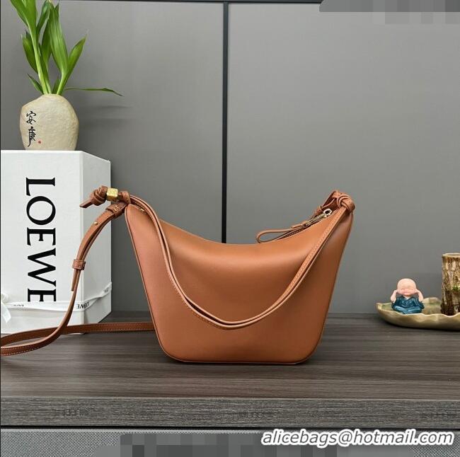 Promotional Loewe Mini Hammock Hobo bag in Classic Calfskin 262315 Brown 2023