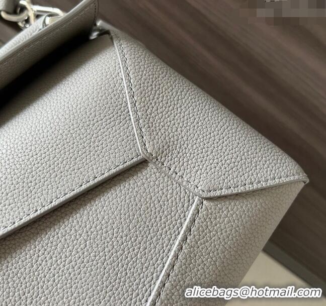 Traditional Specials Loewe Small Puzzle Edge bag in Grained Calfskin 062324 Light Grey 2023