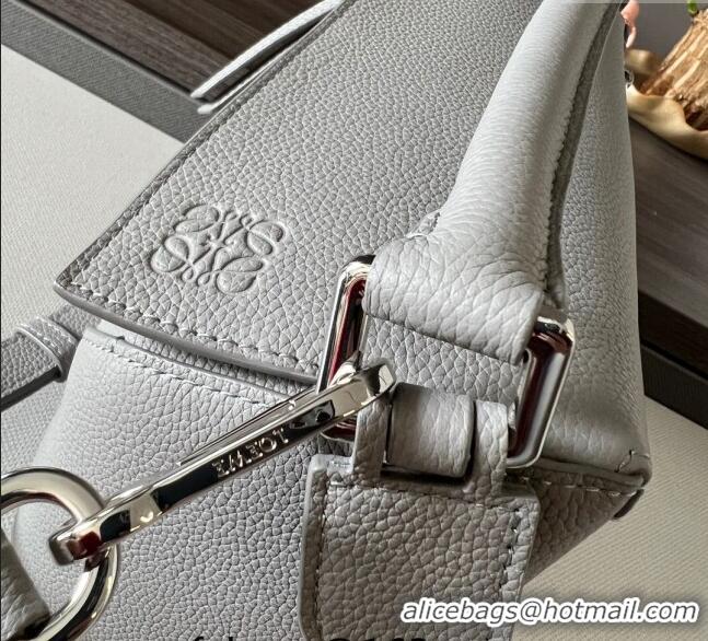 Traditional Specials Loewe Small Puzzle Edge bag in Grained Calfskin 062324 Light Grey 2023