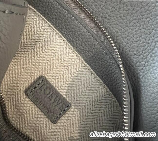 Cheapest Loewe Mini Puzzle Edge bag in Grained Calfskin 062312 Grey 2023