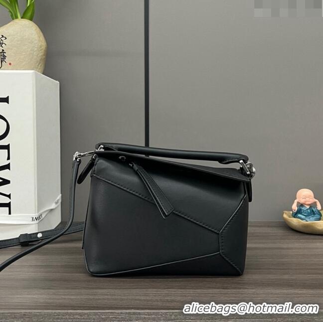 Reasonable Price Loewe Mini Puzzle Edge bag in Classic Calfskin 062312 Black 2023