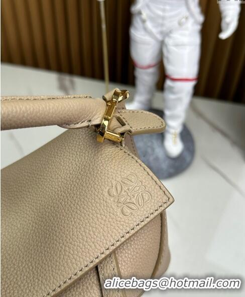 Reasonable Price Loewe Mini Puzzle Edge bag in Grained Calfskin 062221 Beige 2023