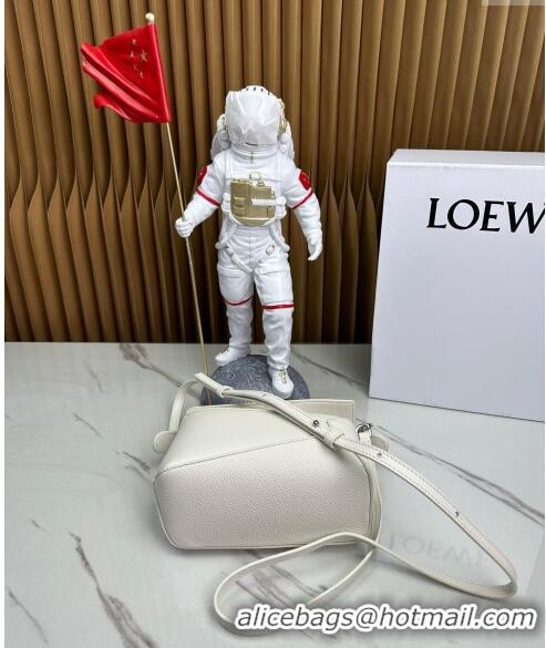 New Fashion Loewe Mini Puzzle Edge bag in Grained Calfskin 062221 White 2023