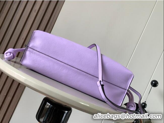 Famous Brand Loewe Flamenco Clutch in Nappa Leather 10856L Purple 2023