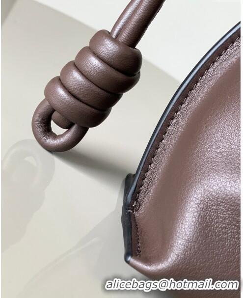 Grade Quality Loewe Flamenco Clutch in Nappa Leather 10856L Chocolate 2023