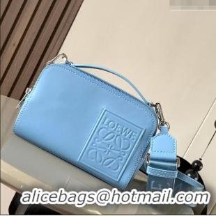 Top Quality Loewe Mini Camera Crossbody bag in Classic calfskin 062399 Light Blue 2023