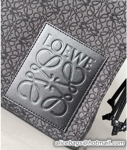 Cheap Price Loewe Anagram Cushion Canvas Tote Bag L1062 Grey 2023