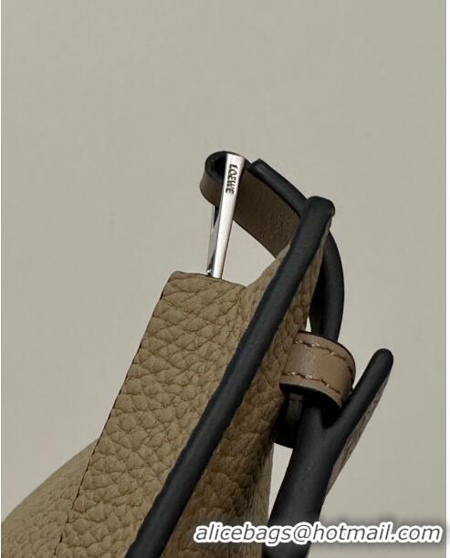 New Style Loewe T Pouch in Grained Calfskin L2701 Beige 2023 TOP