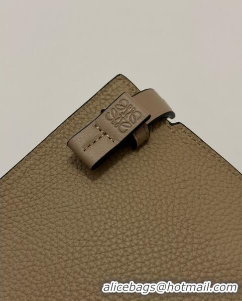 New Style Loewe T Pouch in Grained Calfskin L2701 Beige 2023 TOP