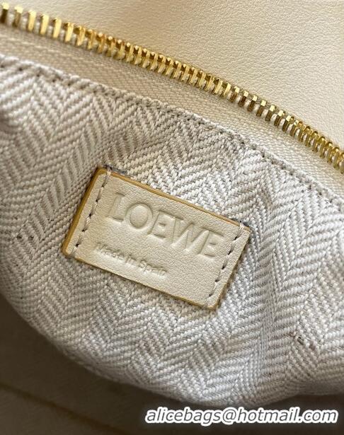 Low Price Loewe Small Puzzle Bag in Classic Calfskin 9311L Off-white/Beige 2023 TOP