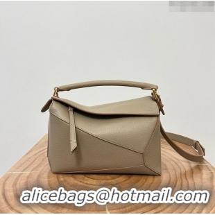 New Style Loewe Small Puzzle Bag in Soft Grained Calfskin 8010L Sand 2023 TOP