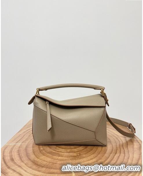 New Style Loewe Small Puzzle Bag in Soft Grained Calfskin 8010L Sand 2023 TOP