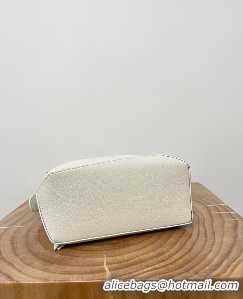 Promotional Loewe Small Puzzle Bag in Soft Grained Calfskin 8010L White 2023 TOP