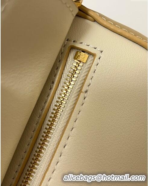 Top Quality Loewe Mini Puzzle Bag in Classic Calfskin 9310L Off-white/Beige 2023 TOP