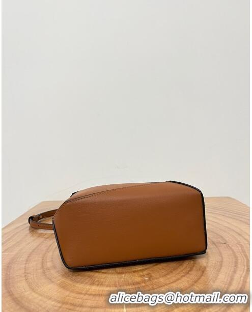 Super Quality Loewe Mini Puzzle Bag in Classic Calfskin 9310L Caramel 2023 TOP