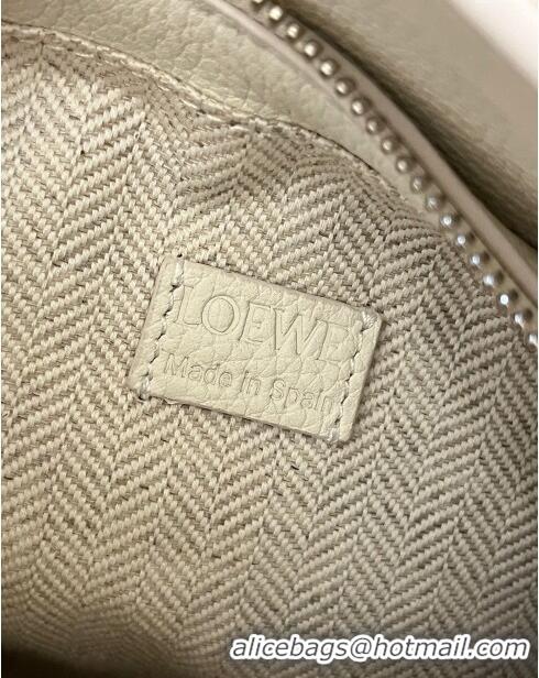 Shop Grade Loewe Mini Puzzle Bag in Soft Grained Calfskin 9310L White 2023 TOP