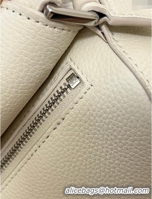 Shop Grade Loewe Mini Puzzle Bag in Soft Grained Calfskin 9310L White 2023 TOP