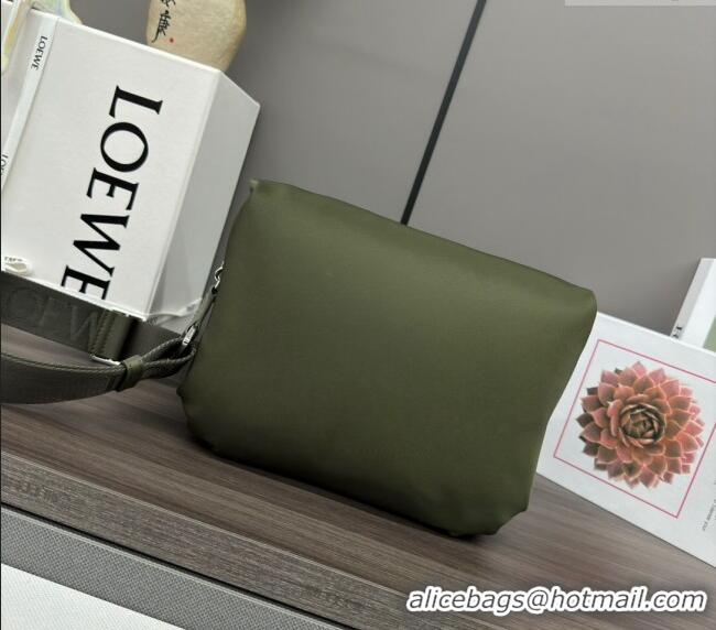 New Design Loewe Puffer Goya Bag in 062768 Nylon Green 2023