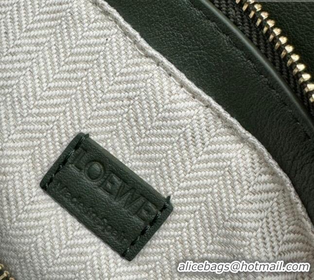 Promotional Loewe Mini Puzzle Edge bag in Grained Calfskin 062312 Green 2023