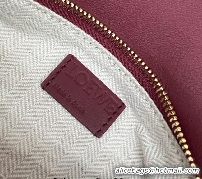 Buy Discount Loewe Small Puzzle Edge bag in Classic Calfskin 261801 Burgundy 2023