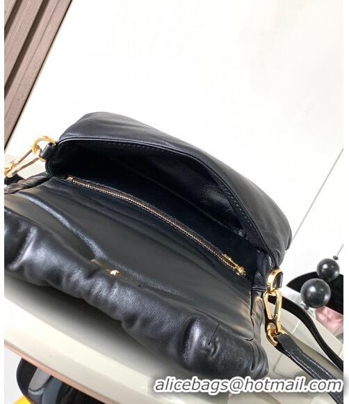 Reasonable Price Loewe Mini Puffer Goya bag in shiny nappa lambskin LE9141 Black 2023