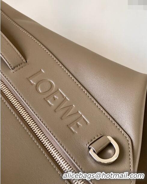 Reasonable Price Loewe Men's Convertible backpack in classic calfskin LE9112 Grey 2023