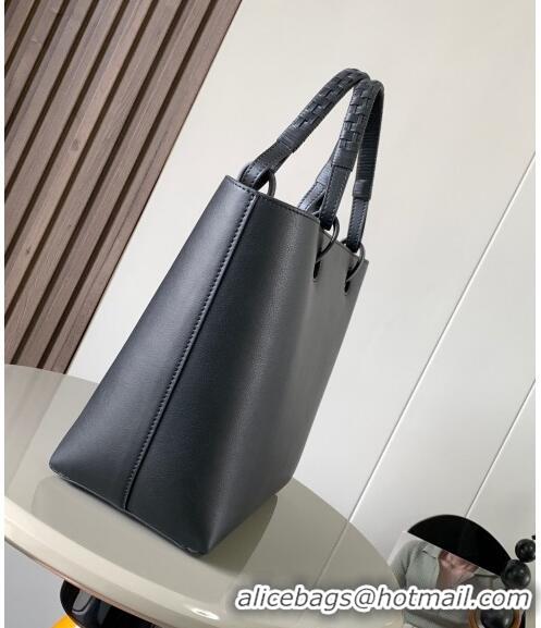 Buy Inexpensive Loewe Small Anagram Tote Bag In Classic Calfskin 9300 Black 2024