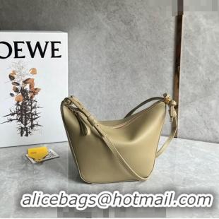 Promotional Loewe Mini Hammock Hobo bag in Classic Calfskin 262315 Clay Green 2023