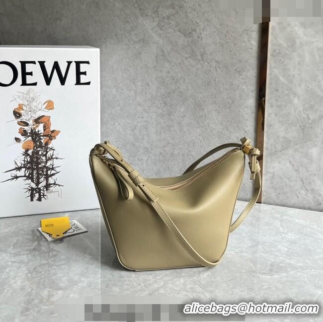 Promotional Loewe Mini Hammock Hobo bag in Classic Calfskin 262315 Clay Green 2023