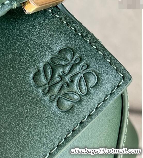 Trendy Design Loewe Mini Puzzle bag in Classic Calfskin 0202 Bottle Green 2024