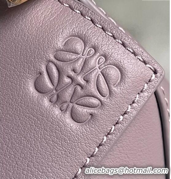 Super Quality Loewe Mini Puzzle bag in Classic Calfskin 0202 Taro Purple 2024