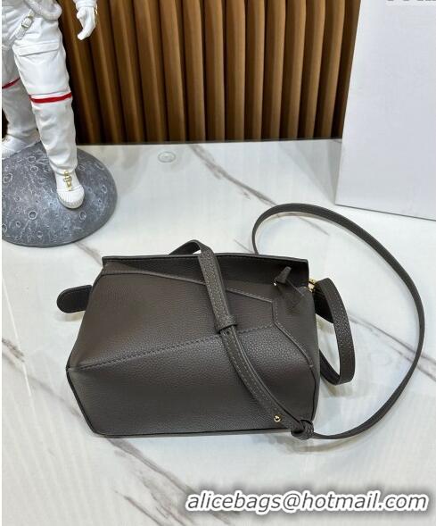 Promotional Loewe Mini Puzzle Edge bag in Smooth Calfskin 0202 Dark Grey 2024