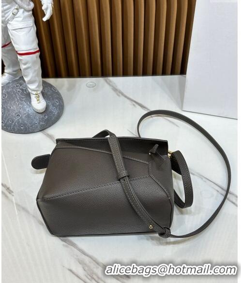 Promotional Loewe Mini Puzzle Edge bag in Smooth Calfskin 0202 Dark Grey 2024