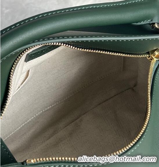 Famous Brand Loewe Small Puzzle Edge bag in Smooth Calfskin 0202 Bottle Green 2024