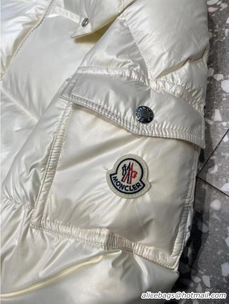 ​New Design Moncler Short Down Jacket M92027 White