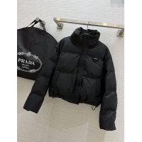 Top Quality Prada Down Jacket P11012 Black 2024