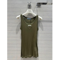 Traditional Discount Prada Vest P11217 Green 2024