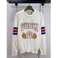 ​Promotional Gucci Wool & Cashmere Sweater G11022 White 2024