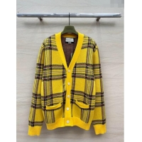 Well Crafted Gucci Wool Cardigan G022317 Yellow 2024