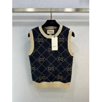 ​Best Price Gucci Wool & Cashmere Vest G022735 Black 2024