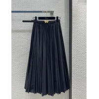 Promotional Dior Skirt with Belt D030803 Black 2024