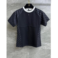 Low Cost Chanel T-shirt CH113034 Black 2023