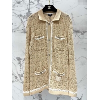 ​Top Quality Chanel Knit Cardigan CH113030 Brown 2023