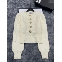 ​Good Product Chanel Pearl Cardigan CH120109 White 2023