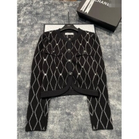 ​Good Taste Chanel Knit Cardigan CH120110 Black 2023